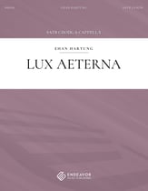 Lux Aeterna SATB choral sheet music cover